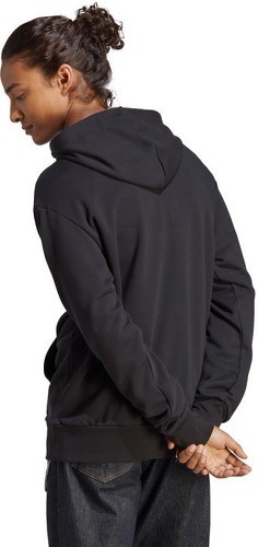adidas Sportswear-Sweat-shirt à capuche en molleton ESSENTIALS BIG LOGO Homme Noir-image-1