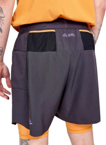 CRAFT-Craft Pro Trail 2 In 1 Pantaloncini Slate Pantaloncini Running-3