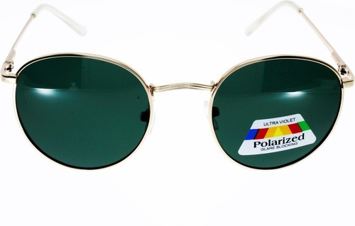 Ad Sol-Lunettes De Soleil Polarisées Rondes Mixtes Ad Sol Pz2326 Métal ,Verre Vert-1