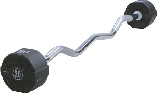 Lifemaxx-Barre D'Haltères Pu Ez Curl 20 Kg-0