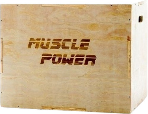 Muscle Power-Boîte Plyo En Bois Muscle Power-0