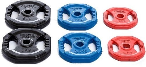 Muscle Power-Disque De Poids D'Aérobic 30 Mm 2,5 Kg Par Pièce-0