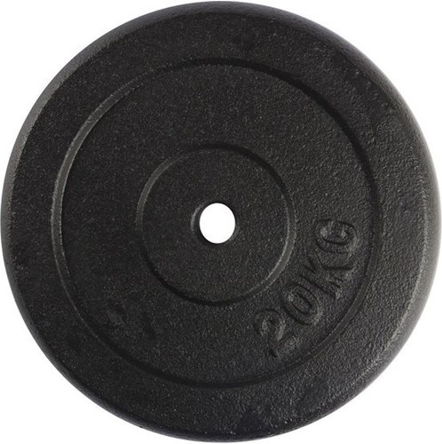 VirtuFit-Disque De Poids En Fonte Poids De Poids 30 Mm 20 Kg-0