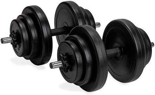 VirtuFit-Ensemble D'Haltères Ajustables Vinyle 2 X 14 Kg (28 Kg)-0