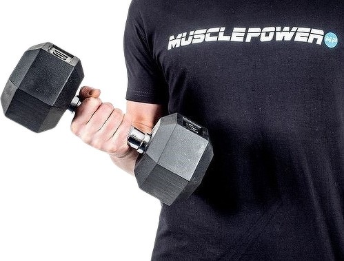Muscle Power-Haltère Hexa de 1 à 25 Kg - A l'unité-2