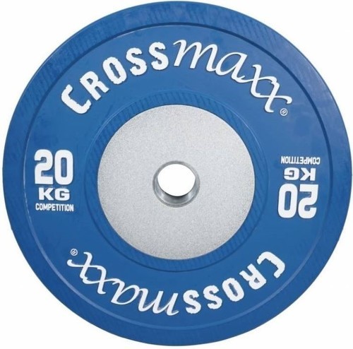 Lifemaxx-Crossmaxx Competition Bumper Plate - Plaque de poids - 50 mm - 20 kg-image-1