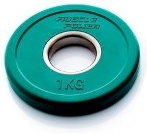 Muscle Power-Plaque De Pare Chocs Olympique Fractionnée Muscle Power 50 Mm 1,0 Kg-1