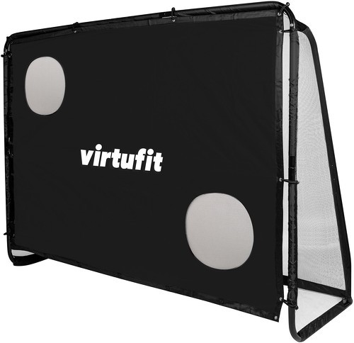 VirtuFit-Soccer Goal Pro avec mur de but - But de football - 220 x 170 cm-0