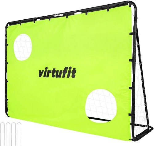 VirtuFit-But De Football Avec Mur De But  215 X 150 Cm-0