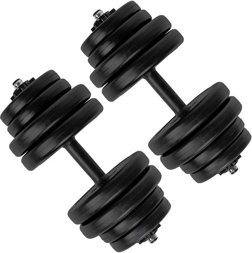 VirtuFit-D'Haltères Ajustable Vinyle 2 X 15 Kg (30 Kg)-2