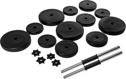 VirtuFit-Ensemble D'Haltères Ajustables Vinyle 2 X 14 Kg (28 Kg)-1