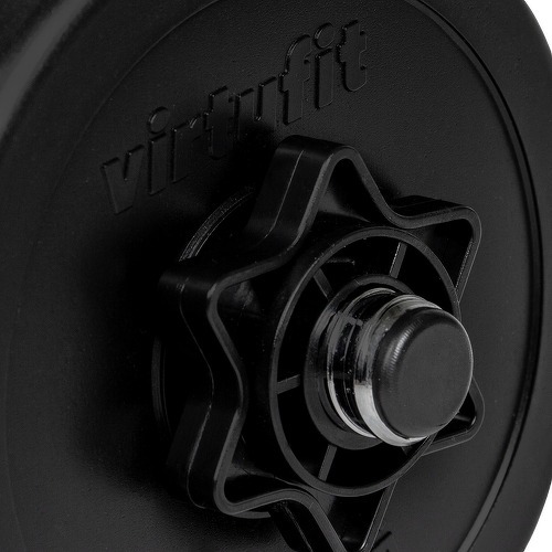 VirtuFit-D'Haltères Ajustable Vinyle 2 X 15 Kg (30 Kg)-4