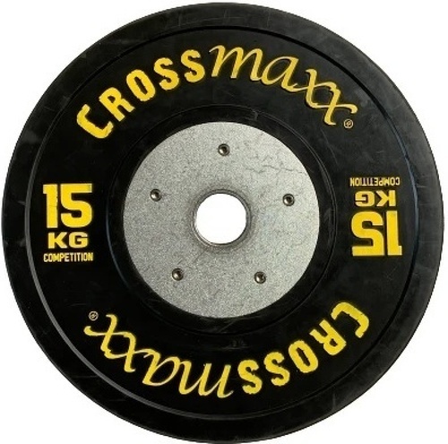 Lifemaxx-Lifemaxx Crossmaxx Competition Bumper Plate 50 Mm 15 Kg-0