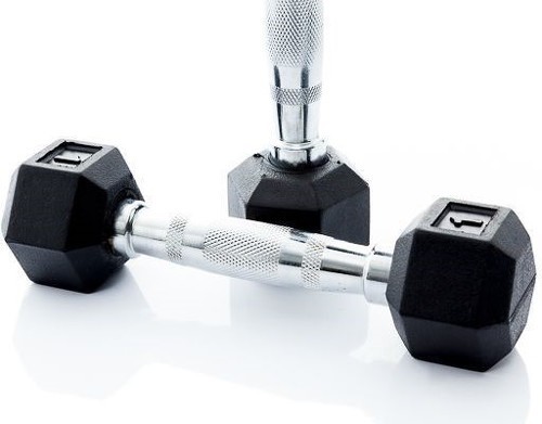 Muscle Power-Haltère Hexa de 1 à 25 Kg - A l'unité-1