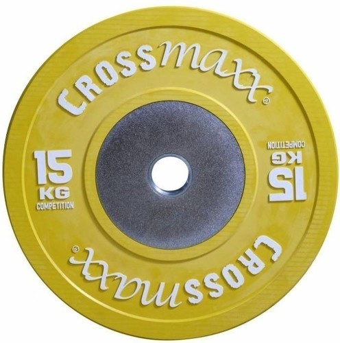 Lifemaxx-Crossmaxx Competition Bumper Plate - Plaque de poids - 50 mm - 15 kg-image-1