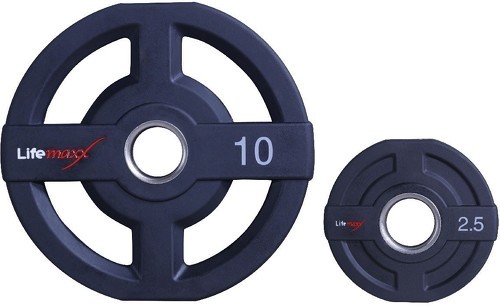 Lifemaxx-Plaques De Poids Olympiques Lifemaxx 50 Mm 10, 15 ou 20 Kg-0