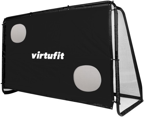 VirtuFit-Soccer Goal Pro avec mur de but - But de football - 170 x 110 cm-0