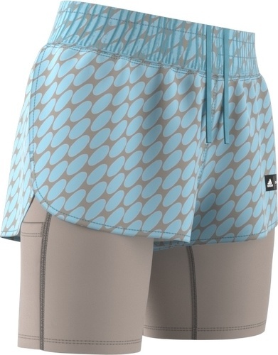 adidas Performance-Short de running 2 en 1 x Marimekko Run Icons 3 Bar Logo-4