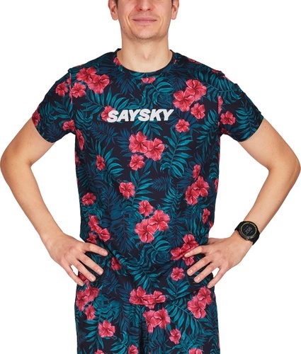 Saysky-Flower Combat T Shirt-1