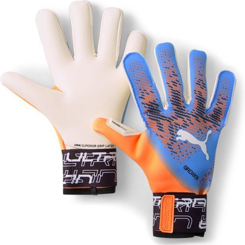 PUMA-Gants de gardien Bleu/Orange Homme Ultra Grip 1 Hybrid-image-1