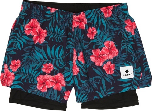 Saysky-Wmns Flower 2 In 1 Pace Pantaloncini 3-2