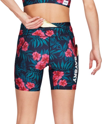 Saysky-Wmns Flower Combat+ Pantaloncini 7"-1