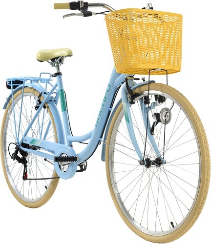 KS Cycling-Cantaloupe avec panier (cadre 48cm - roue 28 pouces) - Vélo de ville-0