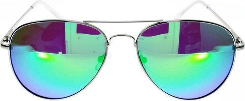Ad Sol-Lunettes De Soleil Polarisées Mixtes Ad Sol Pz2330 Métal ,Verre Flashé Vert-1