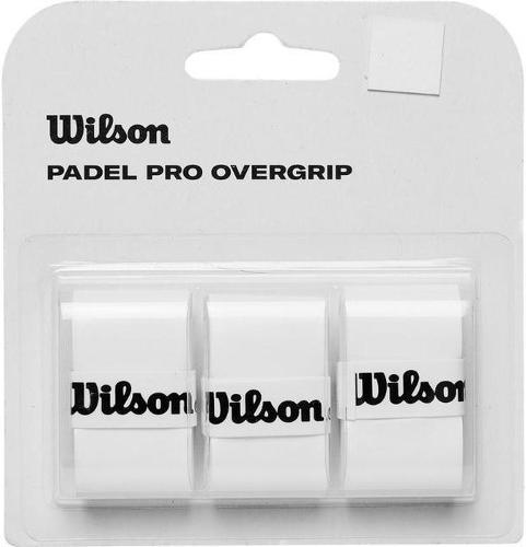 WILSON-Surgrips Wilson Padel Pro Overgrip Blanc x 3-1