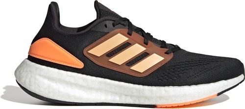 adidas Performance-Chaussures de course adidas PureBoost 22 noir/orange-image-1