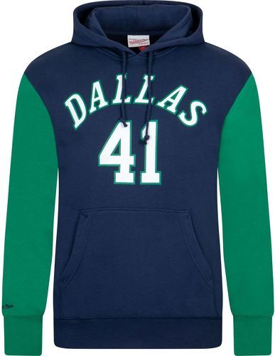 Mitchell & Ness-M&N Fleece Nba Hoody Dallas Mavericks Dirk Nowitzki-0