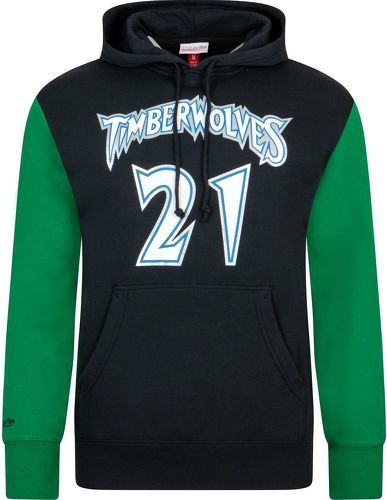 Mitchell & Ness-M&N Fleece Nba Hoody Minnesota Timberwolves Kevin T-0