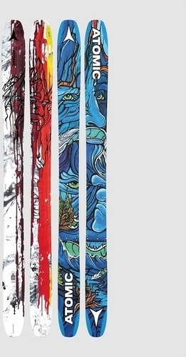 ATOMIC-ATOMIC Skis BENT CHETLER 110 - RED/YELLOW 2024-3