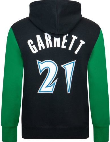 Mitchell & Ness-M&N Fleece Nba Hoody Minnesota Timberwolves Kevin T-1