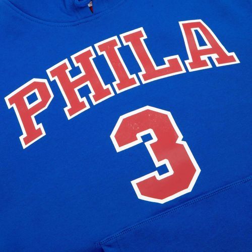 Mitchell & Ness-M&N Fleece Nba Hoody Philadelphia 76Ers Allen Iverson-2