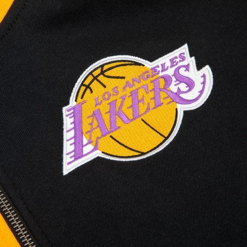 Mitchell & Ness-Mitchell & Ness Fleece Zip Hoody Nba Los Angeles Lakers-2