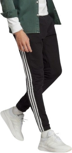 adidas Sportswear-Pantalon fuselé en molleton aux chevilles élastiques et à 3 bandes Essentials -2