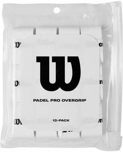 WILSON-Surgrips Wilson Padel Pro Overgrip Blanc x 12-image-1