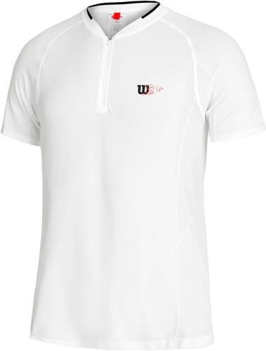 WILSON-T-Shirt Wilson x Bela Seamless Zip 2.0 Blanc-image-1