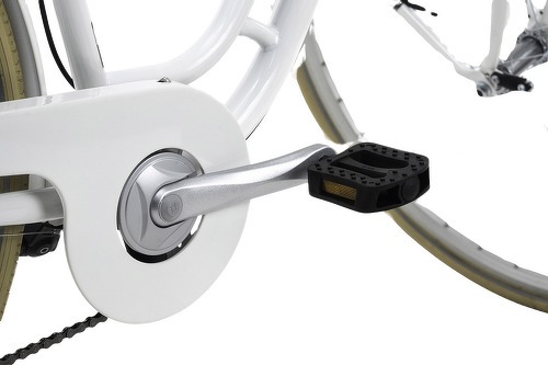 KS Cycling-Swan Blanc roues 28 pouces Porte-Bagages Avant (cadre 51cm) - Vélo de ville-2