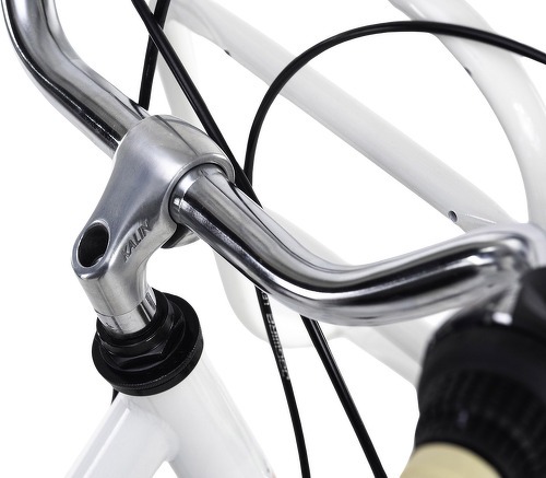KS Cycling-Swan Blanc roues 28 pouces Porte-Bagages Avant (cadre 51cm) - Vélo de ville-4