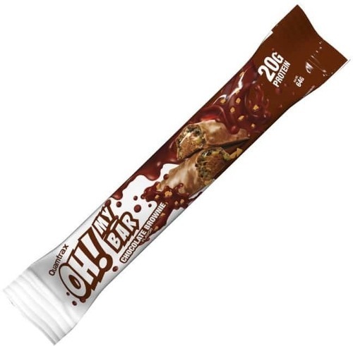 Quamtrax-Oh! My Bar (64G) Chocolat Brownie Barres Protéinées Quamtrax-0