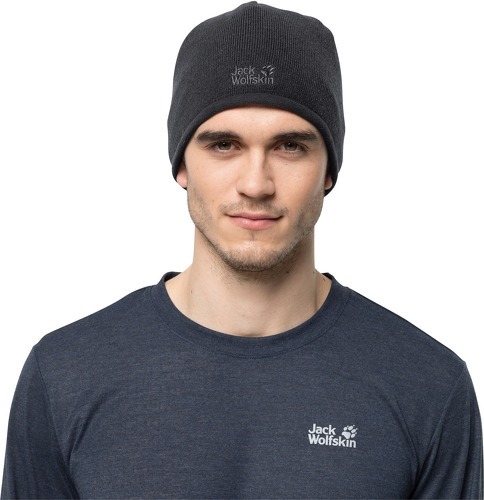 Jack wolfskin-Jack Wolfskin Stormlock Logo Knit - Bonnet de randonnée-1
