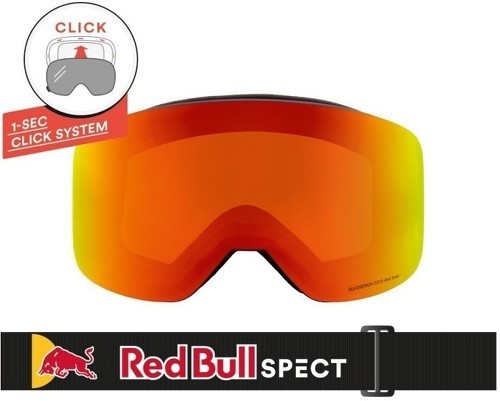 RED BULL-Redbull Magnetron Slick 009 Masque De Ski-2