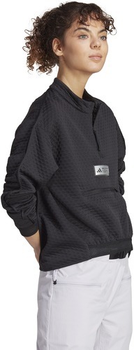 adidas Performance-Veste à demi-zip en molleton Terrex Utilitas-3