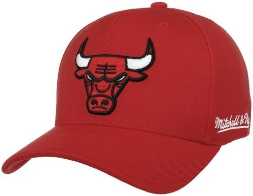 Mitchell & Ness-Casquette NBA Chicago Bulls Mitchell & ness Dropback Solid Snapback Rouge-image-1