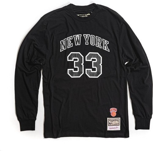 Mitchell & Ness-T-shirt New York Knicks number print ls-image-1