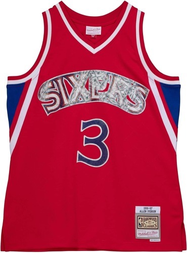 Mitchell & Ness-Maillot Philadelphia 76ers NBA 75Th Anni Swingman 1996 Allen Iverson-image-1