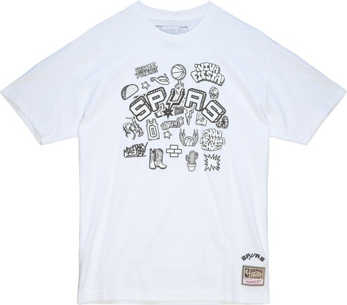 Mitchell & Ness-T-shirt San Antonio Spurs Blank Traditional-image-1