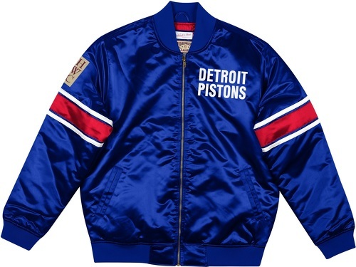 Mitchell & Ness-Veste de survêtement satin Detroit Pistons-image-1